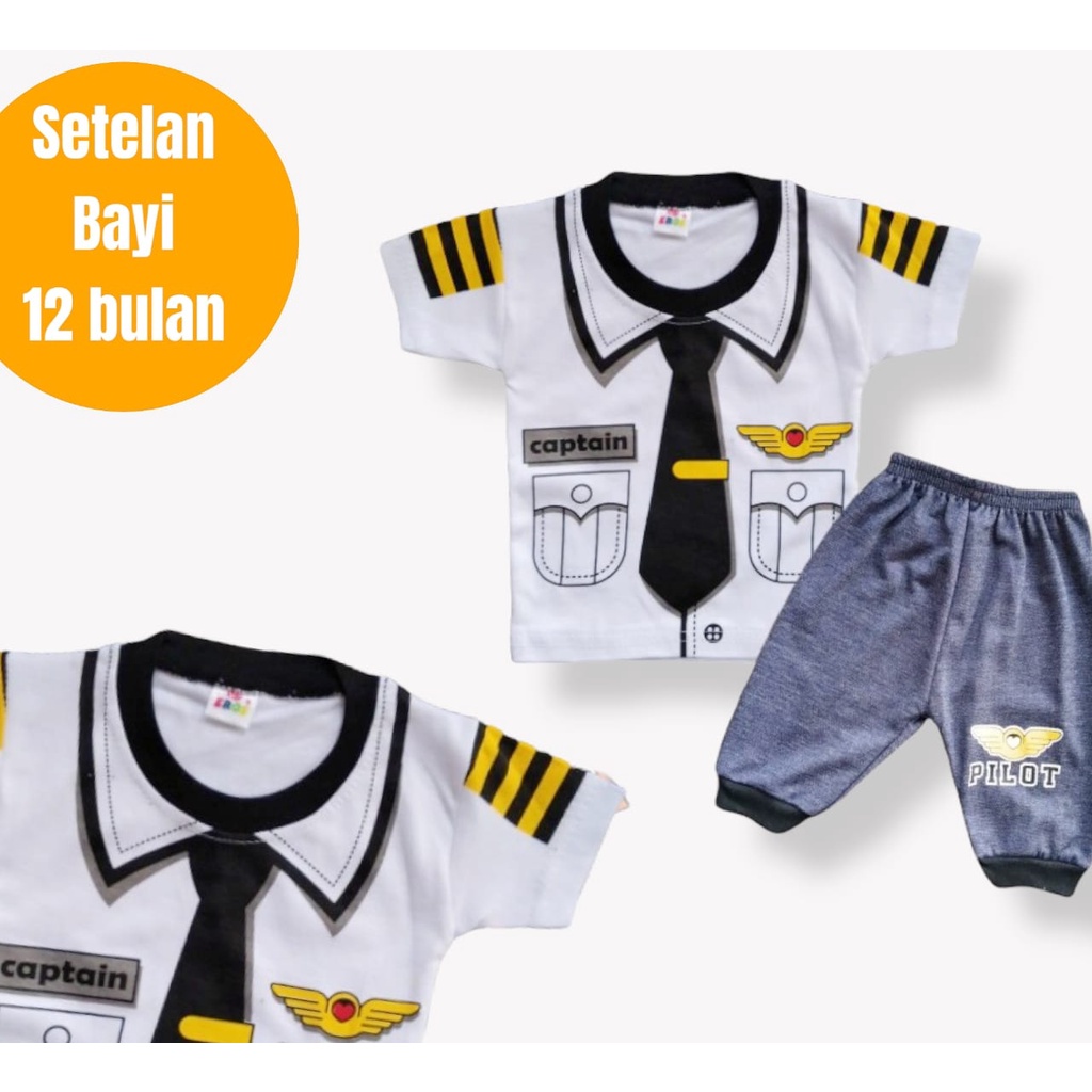 Pakaian Bayi Baju dan Celana 0/12 bulan