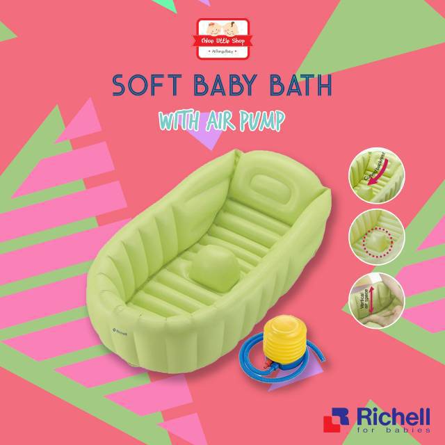 Richell Soft Baby Bath L