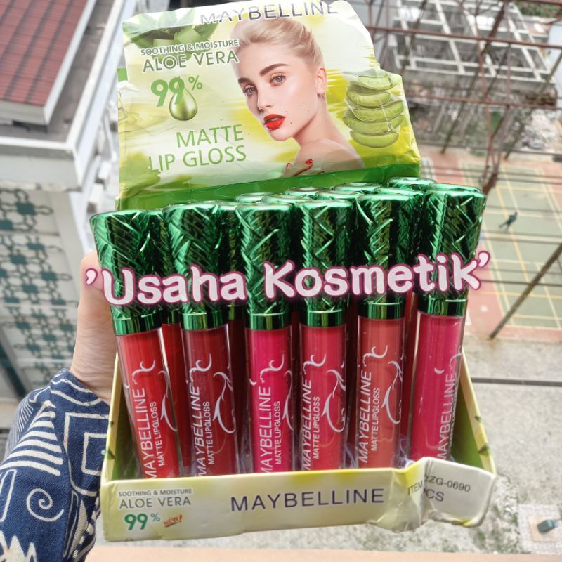 PROMO HRG 18PC LIPSTIK | LIP GLOSS MATTE MAYBELLINE WATERPROOF 24JAM H.PER18PCS NO  ZG-0690