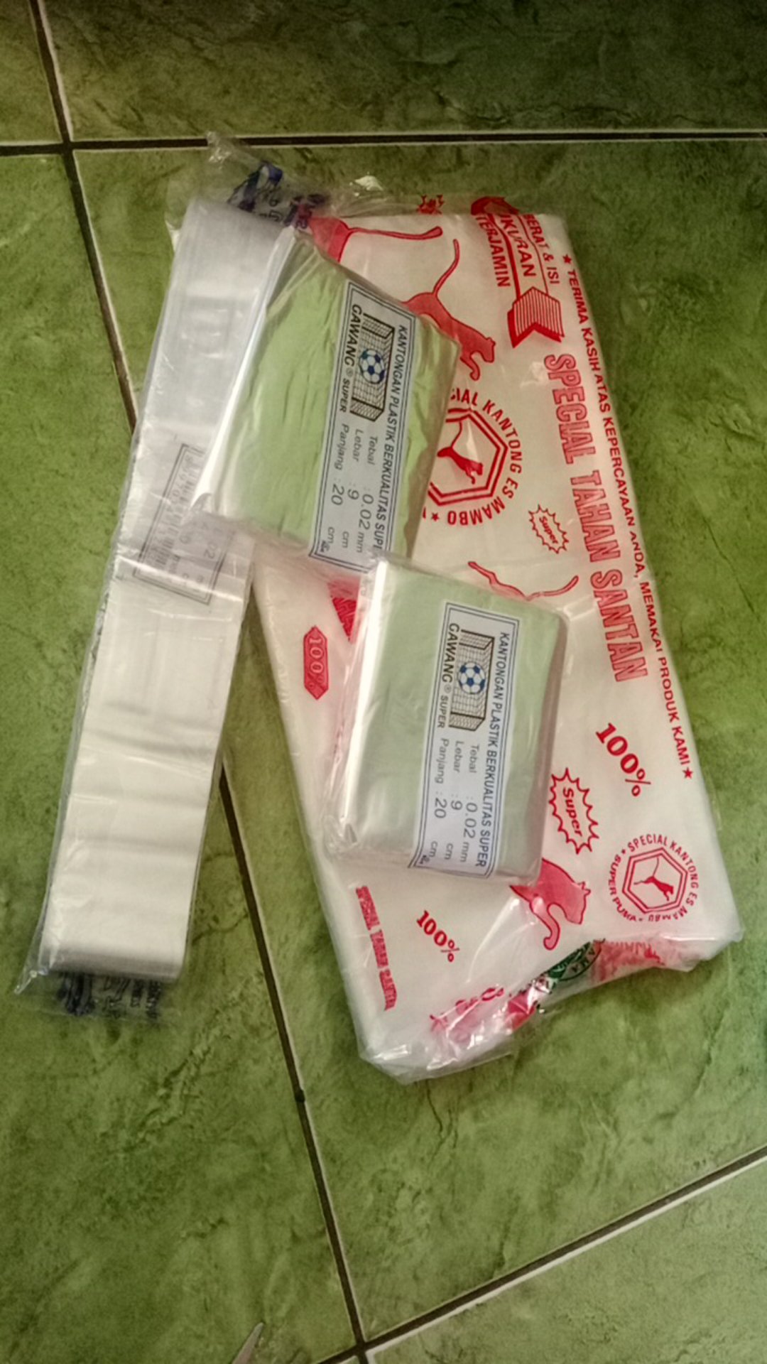 Plastik Pp Cap Gawang 0.02x9x20 (ukuran 1/4 Kg)