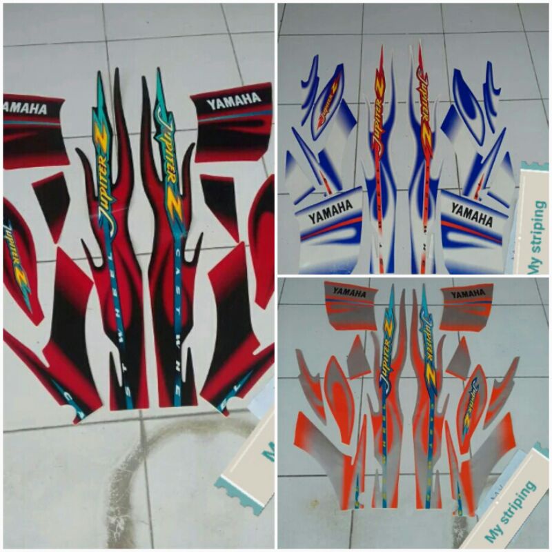 Jual Stiker Sticker Striping Jupiter Z Cw 2005 | Shopee Indonesia
