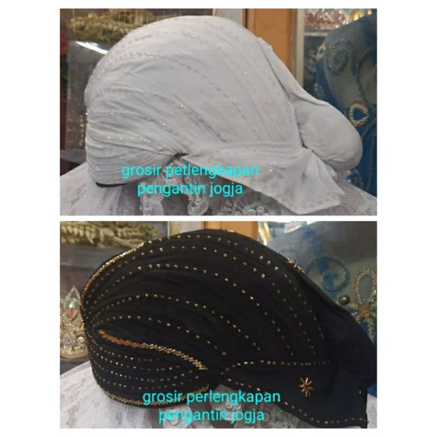 Blangkon Pengantin Jogja Payet Halus