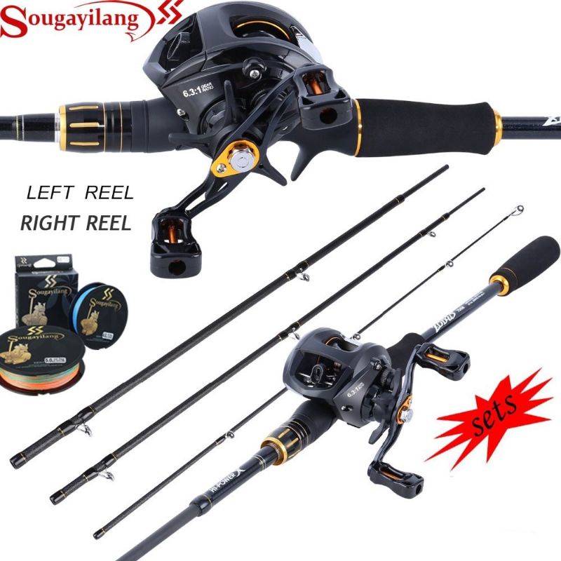 sougayilang Satu Set Casting Travel rod 4 bagian 210 cm high quality