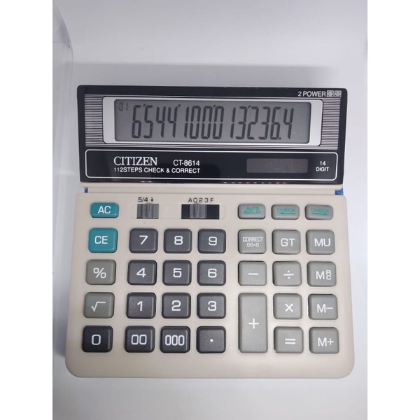 

kalkulator Citizen 14 digit. CT-8614. check & correct COD