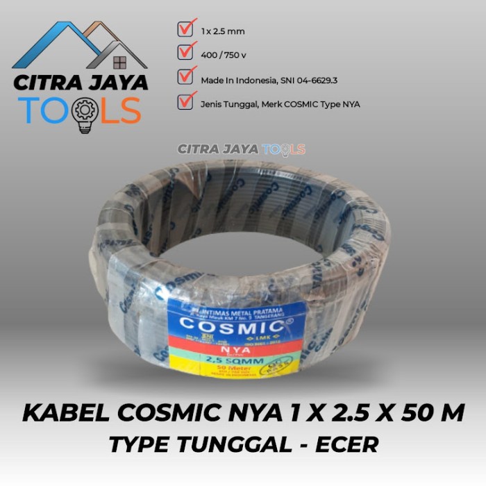 KABEL NYA 1 X 2.5 X 50 M COSMIC SOLID ECER