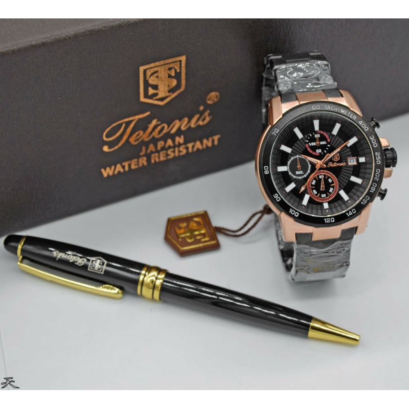 Tetonis Original/Jam tangan pria & wanita/jam tangan rantai/Cronograp aktif