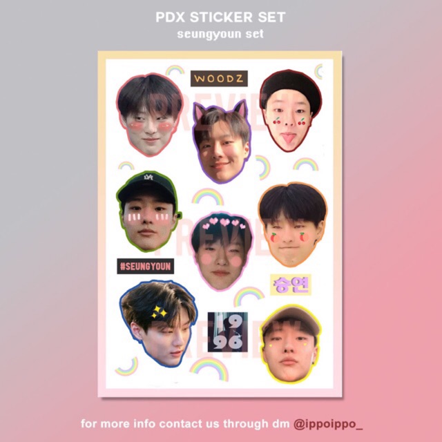 X1 Produce X 101 Sticker Set✨ x1 sticker member set