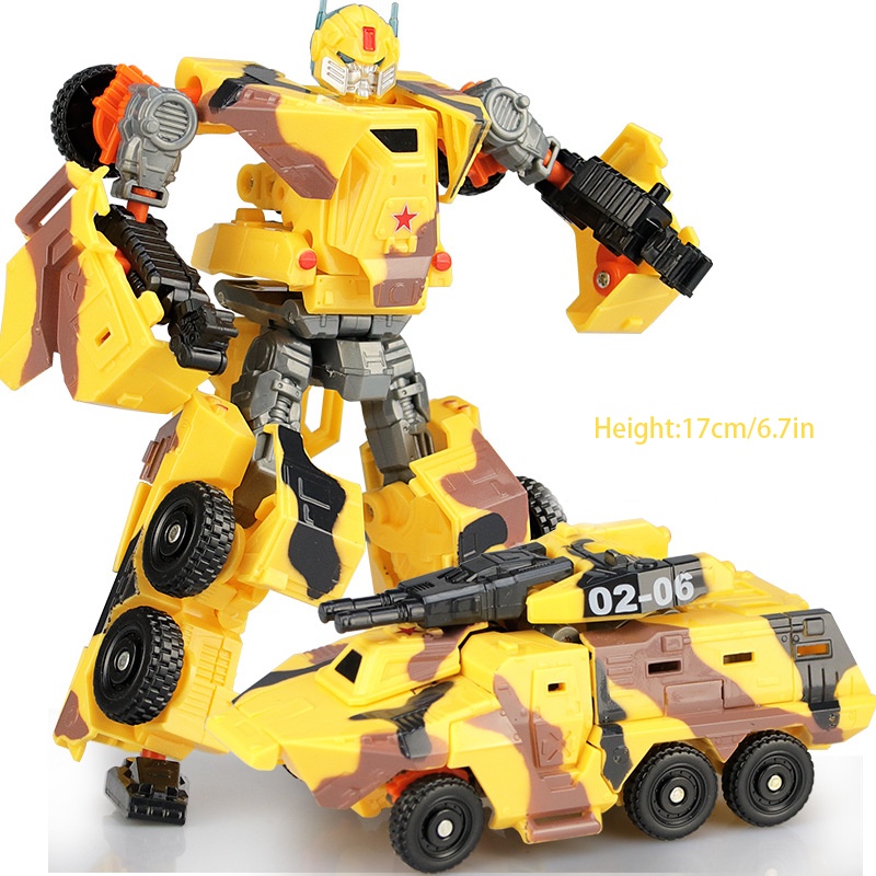 16cm Transformers Toys Deformation Robot Optimus Bumblebee Grimlock Action Figures Boneka Doll