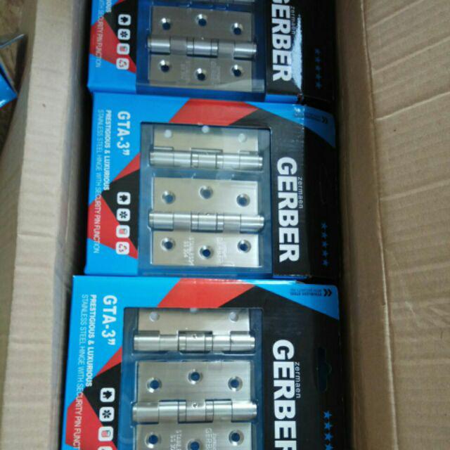 Engsel Gerber 3 Sus 304 / Engsel Jendela 3