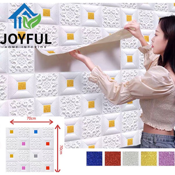 COD Wallpaper Foam 3D Wallfoam 70X70CM • High Quality