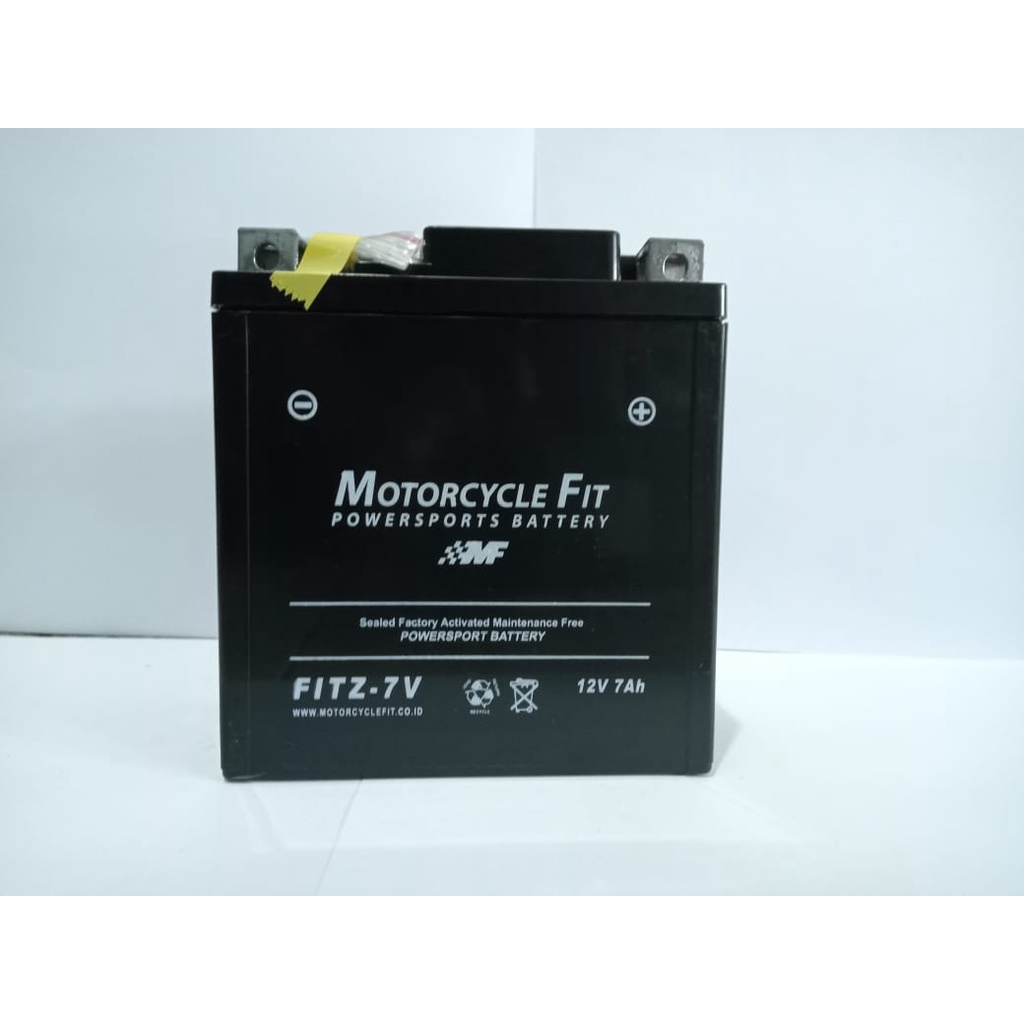 AKI MOTOR AEROX LEXI NMAX ACCU KERING MF FITZ 7V AKI 100% ORIGINAL