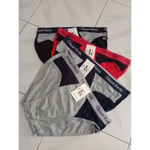 3pcs Celana dalam pria, sempak pria chuan keao
