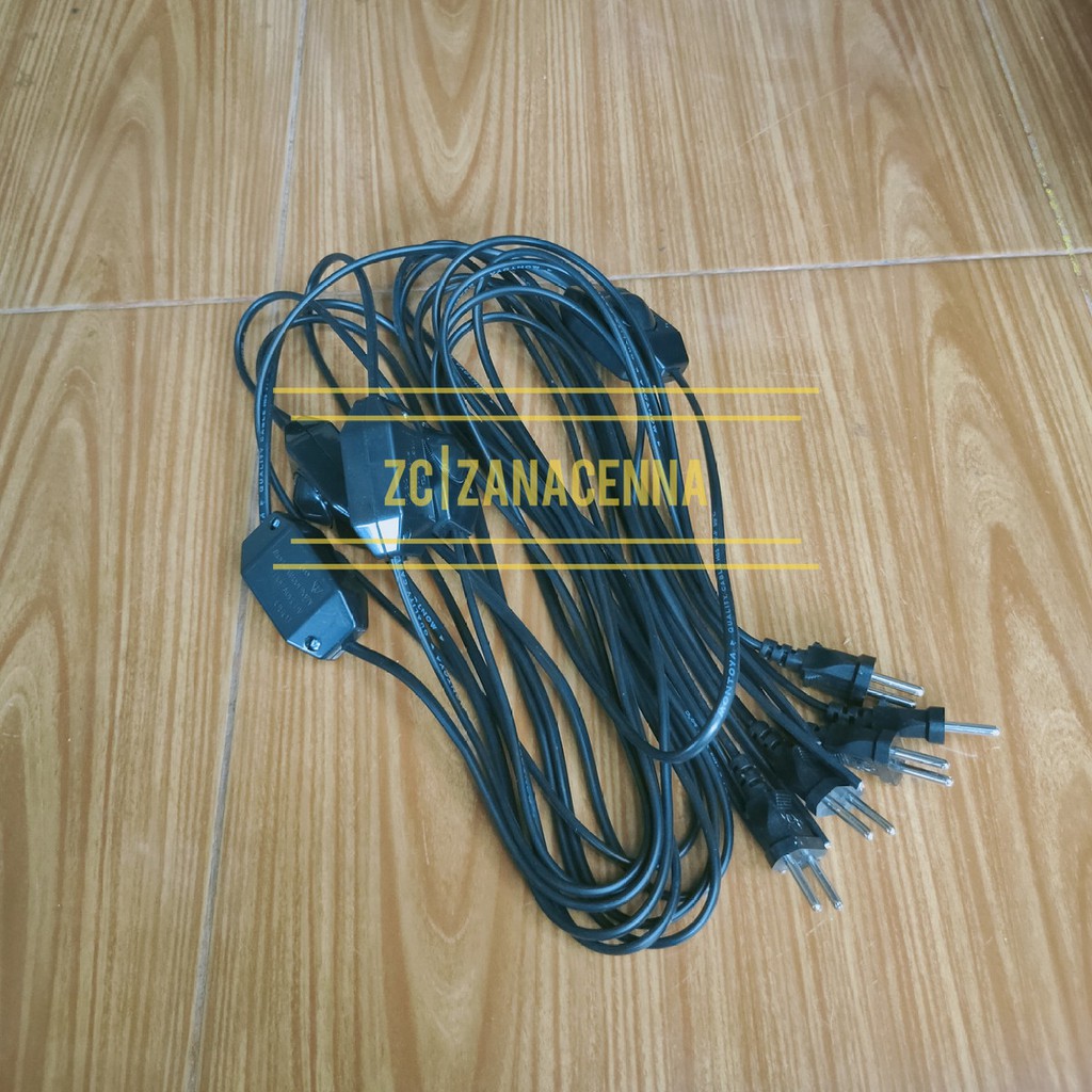 Kabel Ac on - off Dimmer max 300 W - kabel dimmer panjang 2 meter