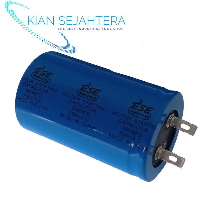 kapasitor starting 300 uf 250 VAC NATIONAL ESE CAPASITOR 300MF