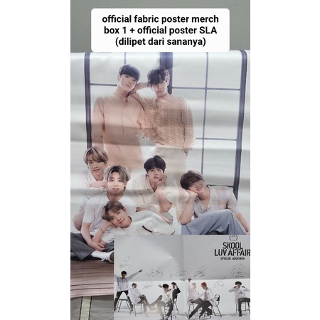 Official Fabric Poster Merch Box 1 BTS + Poster SLA