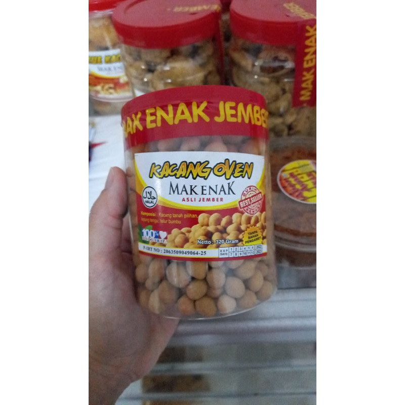 

kacang oven mak enak