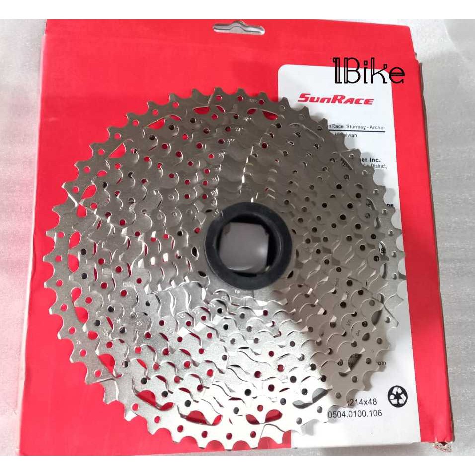 Sprocket Casset Sunrace 10 Sp 11 - 42 Csms2 Tayo Xs0 Metalic Silver