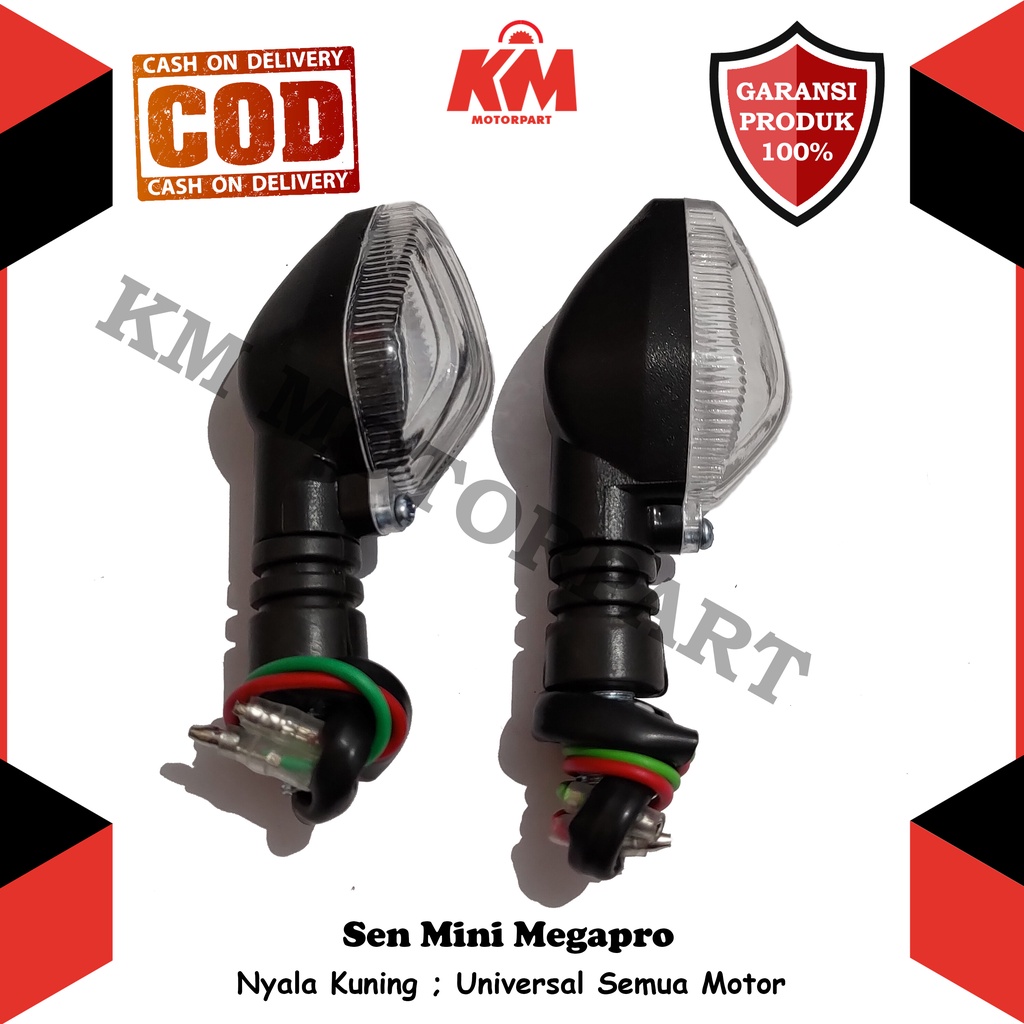 Sen Mini Megapro New Sepasang Lampu Sein