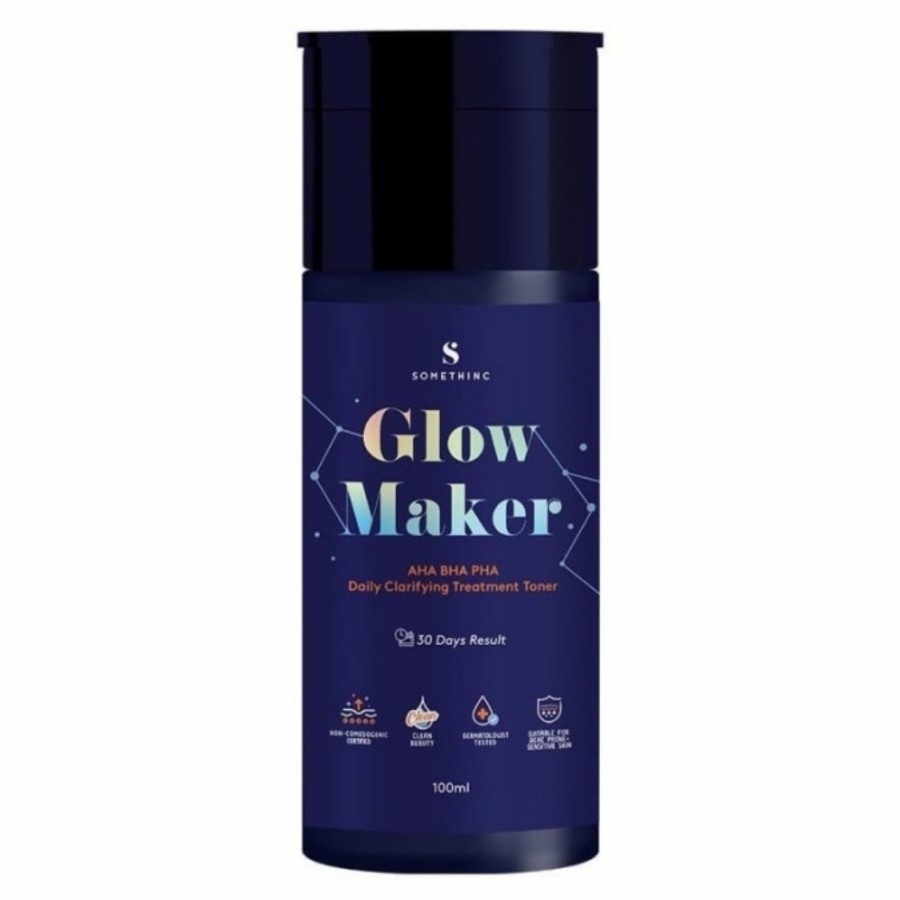 LT- [150GR] GLOW MAKER SOMETHINC AHA BHA PHA Clarifying Treatment Toner 100ML BPOM