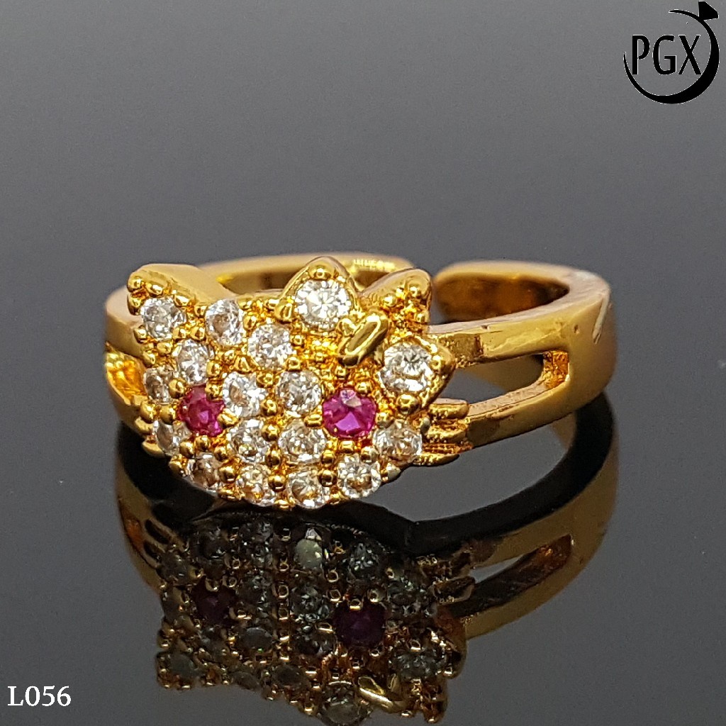 PGX Cincin Anak Xuping Aksesoris Perhiasan Lapis Emas Premium - L056