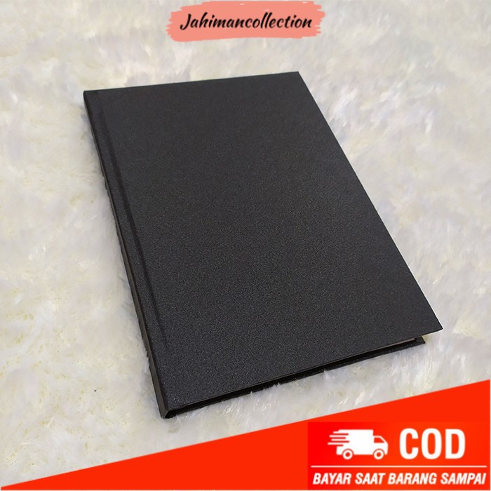 

✨ BISA COD ✨ BUKU TULIS HARD COVER "MOTIF POLOS" - Hitam, polos