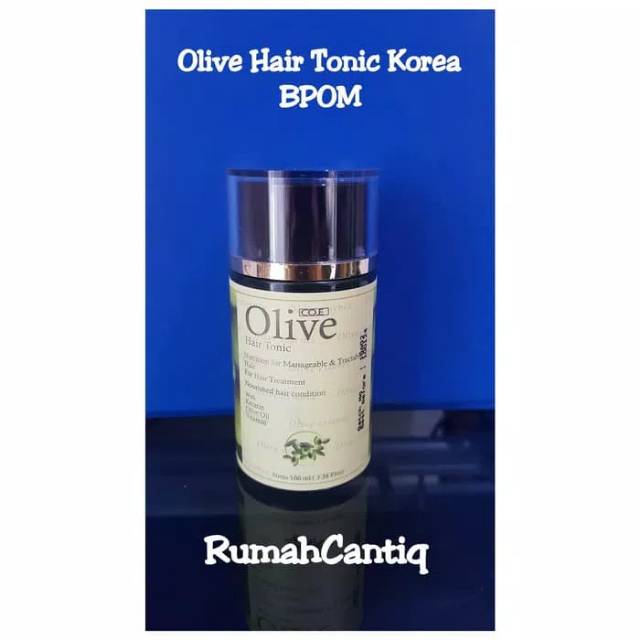 COE OLIVE HAIR TONIC KOREA BPOM MENUTRISI DAN MENYUBURKAN RAMBUT