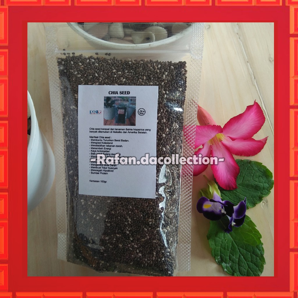 

Biji Chia Seed Organik Bisa Untuk Campuran Infus Water atau Makanan JSR