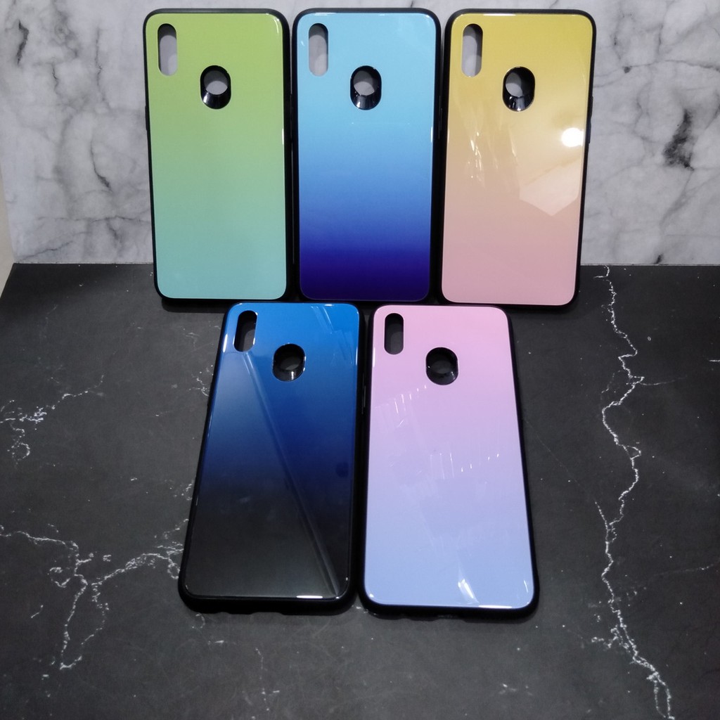 Case Warna Realme 3 3pro C2 - Glasscase Warna Realme 3 3pro C2