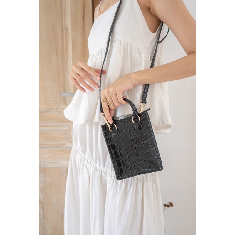 Kath Croco Slingbag by Nonataliashop