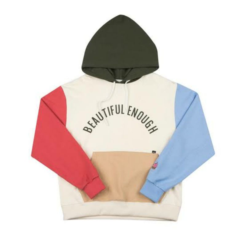 (S - 6XL) Hoodie RENJUN NCT Beautiful BIG SIZE OVERSIZE S M L XL XXL XXXL 4XL 5XL 5XL Jaket Sweater Kombinasi Mix Warna Korean Style Idol KPop Beige Cream Muda Blue Maroon Red