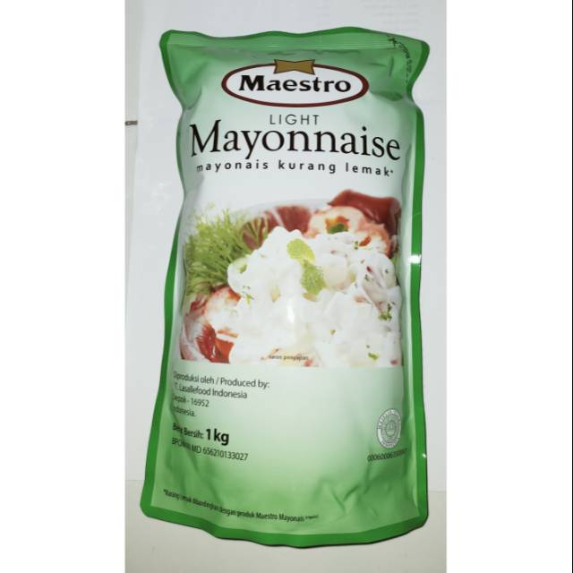 

Maestro Mayonnaise Original Pouch 1 kg