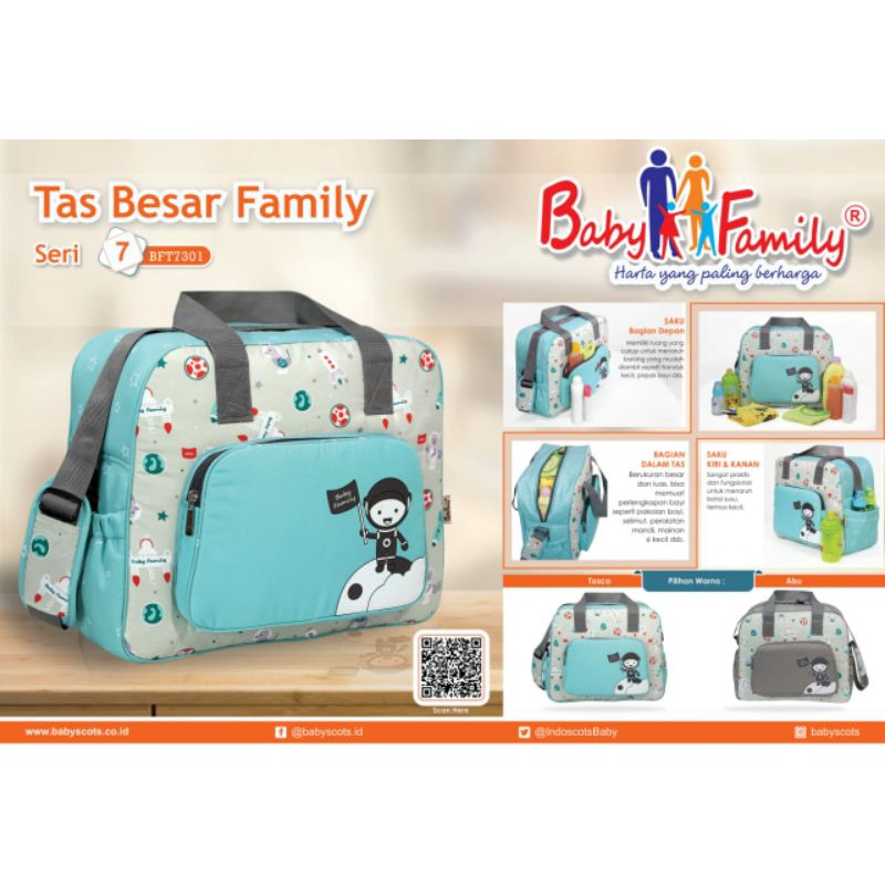 m/r BFT7301 BABY FAMILY TAS BAYI UKURAN BESAR