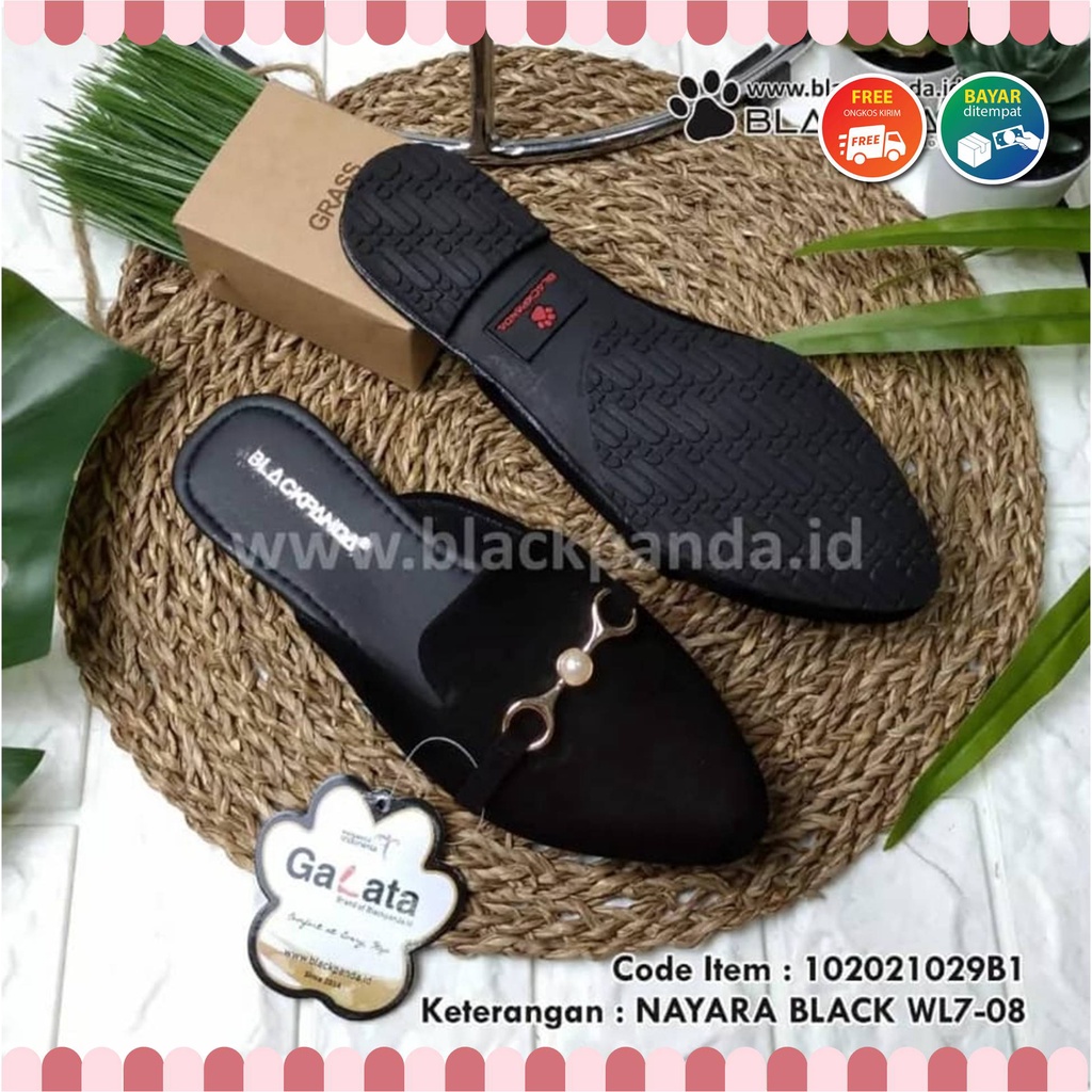 Blackpanda Flat Shoes - Sepatu Black Panda - Sepatu Wanita - Black Panda Nayara Bustong