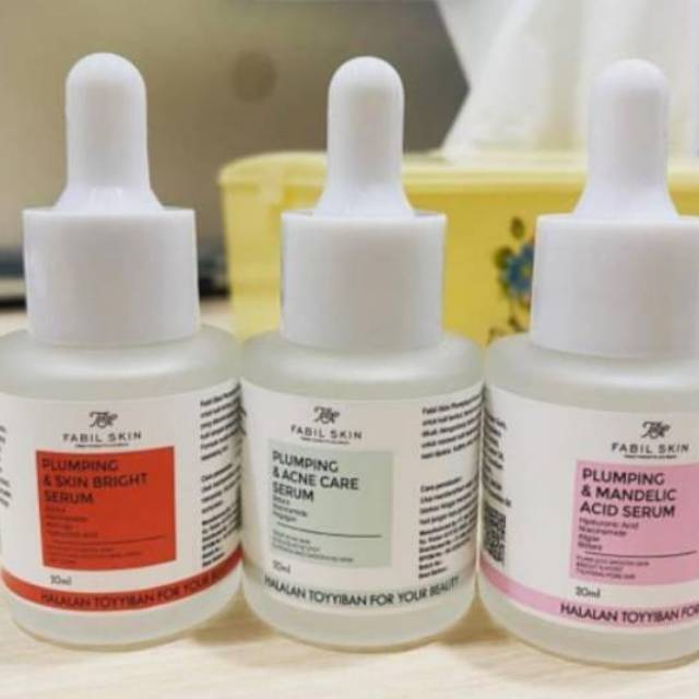 SERUM FABIL SKIN  FABIL PLUMPING SERUM Pencerah Wajah Fabil Beauty Skincare