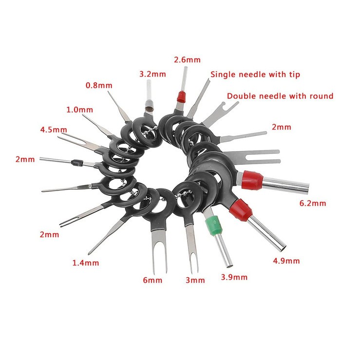 18pc Terminal Wire Remover Pencopot Skun Crimp Connector T Plug *SF05