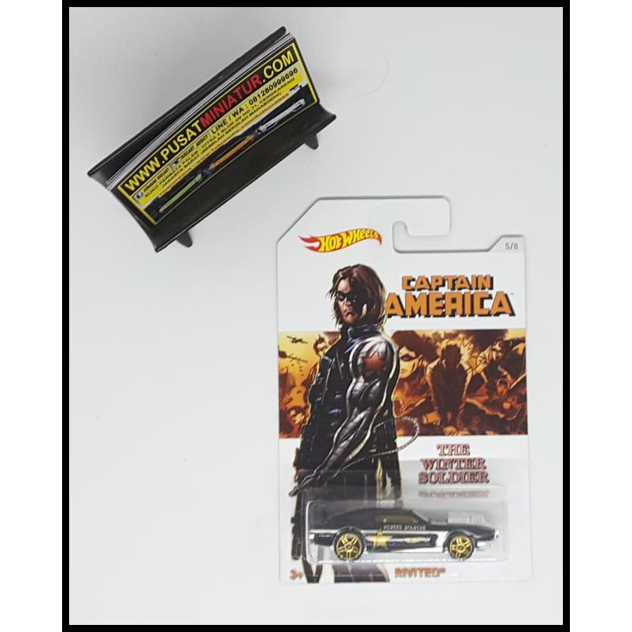 RIVITED - HOTWHEELS WALMART CAPTAIN AMERICA (DIECAST-MINIATUR)