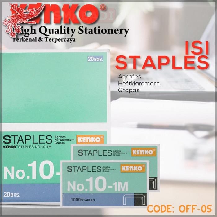 

COD - HARGA PER PACK UNTUK ISI STAPLER (ISI STAPLES) OFF-05 - FCO