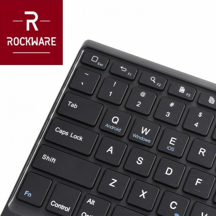 ROCKWARE RW-A12 - Universal 12-inch Multifunction Wireless Keyboard