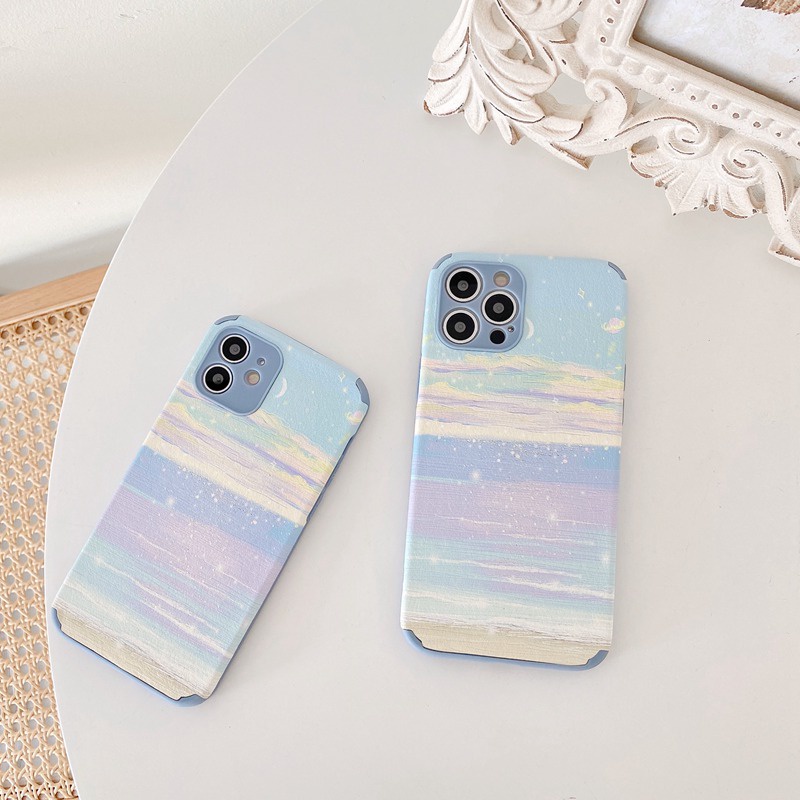 Galaxy Sky Soft Case OPPO A3S A31 F11 A5 A9 A53 A33 F9 A7 A5S A12 A52 A92 K3 K5 Reno 3 5 6 A83 Realme XT VIVO V5 Y83 Y81 V9 S1 Z1 V20 Pro Y93 Y91C Y50 Y20 Y12S Y11 Y12 Y15 Y17 Y30 V9 IPhone 6 7 8 + X XR XS 11 12 Mini Pro Max Xiaomi Redmi Note 8 10 Pro-5