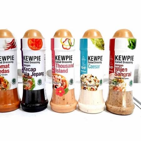 

Kewpie Salad Dressing 200ml Wijen Sangrai , Caesar , Thousand Island 한국