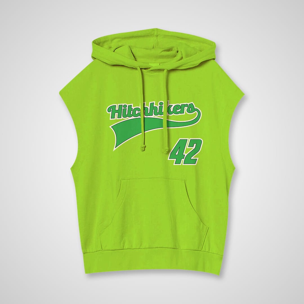 SLEEVELESS UNISEX HITCHHIKER 42 / ROMPI HOOIE UNISEX FLEECE TEBAL LEMBUT TERBARU'