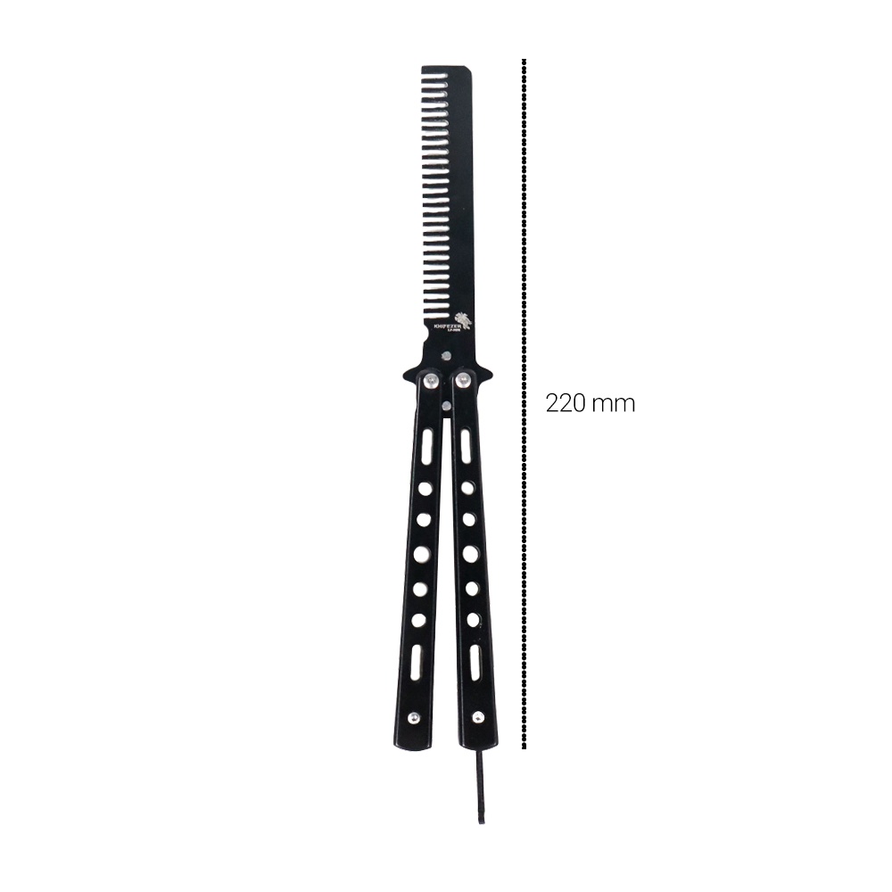 Sisir Besi Butterfly Balisong Training Knife CS GO Knifezer