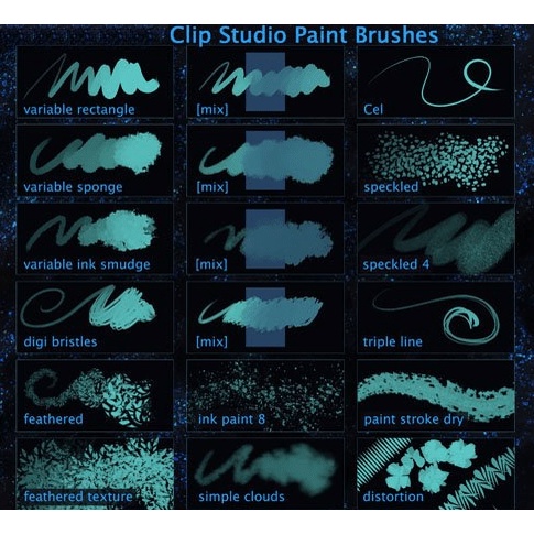 [FULL VERSION] 70+ Clip Studio Paint Brushes Collection