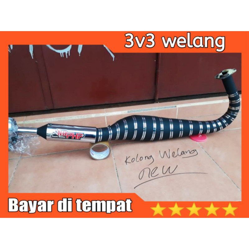 KNALPOT RACING NO PHP 3v3 MURAH RX KING RXK RXS KOLONG WELANG
