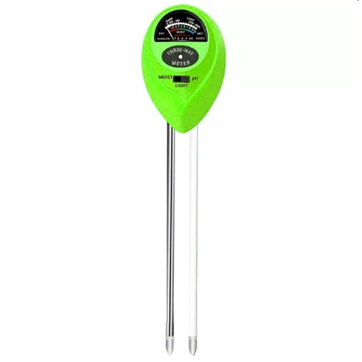 Mediatech Soil meter  3 in 1 Soil Moisture Tester (pH, Moisture, Light) - pH Meter Tanah -  B19002