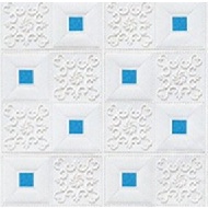 ✧YUKSHOPING✧ Wallpaper Dinding 3d Motif Gambar Wallfoam Dekorasi Kamar Murah R535-CLASSIC BIRU