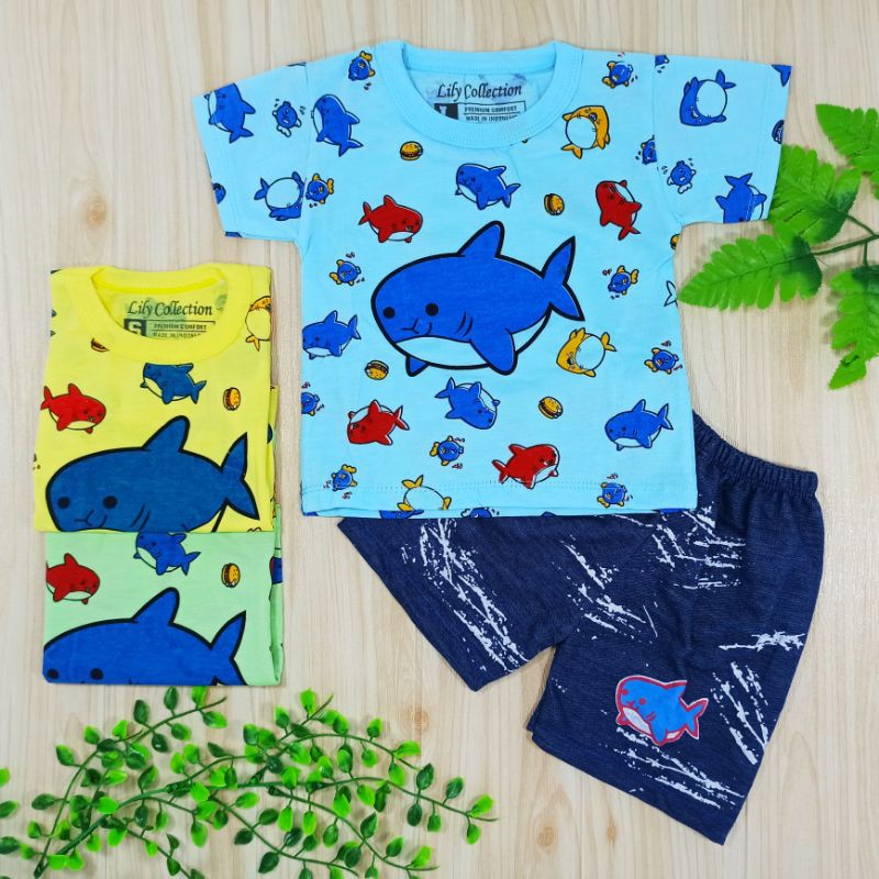 [Ss-4009] Setelan Anak Laki laki  size 0-18bulan / Baju Anak Model Terbaru / Baju Kaus Anak Cowok