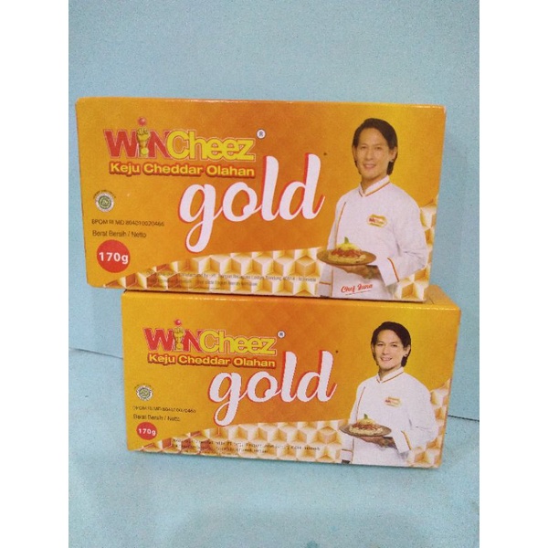 Keju Cheddar WinCheez Gold 170 Gr