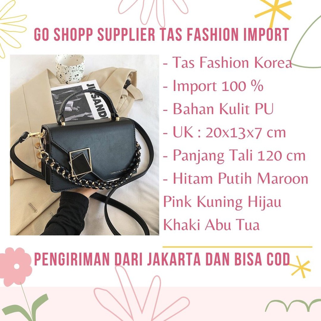 Tas Fashion Korea - Tas Selempang Wanita Import - Tas Selempang Fashion Wanita Import Premium [SL66]