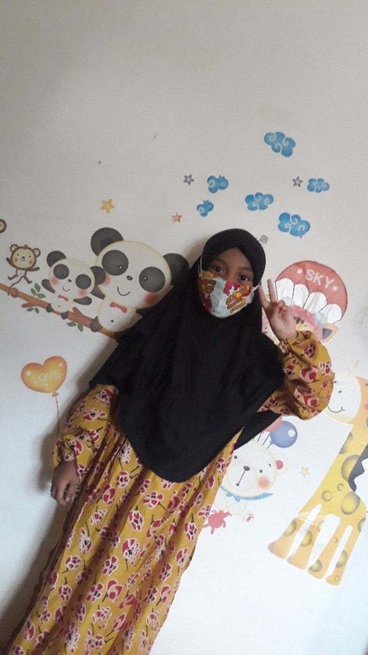 Bisa Cod Masker Anak Motif Batik Dan Karakter Kartun